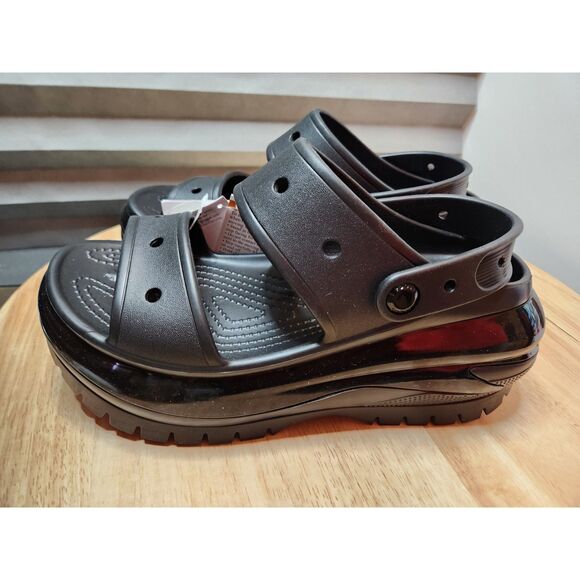 Crocs Mega Crush Sandal | Women's size 9 | Black - Picture 6 of 11